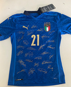 Signiertes Italien Trikot